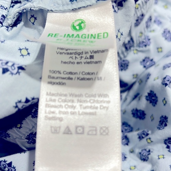 J.Crew like new cotton Poplin wide leg pajama pants with pockets sz XL - Picture 8 of 10